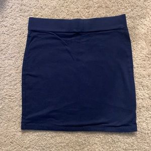 Forever 21 Navy Blue Bodycon Skirt
